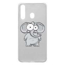 Чехол для Samsung A60 Слон глазастый - PrintSalon