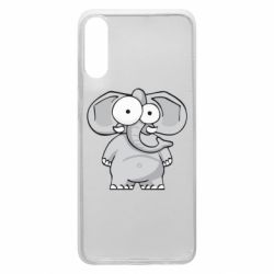 Чехол для Samsung A70 Слон глазастый - PrintSalon