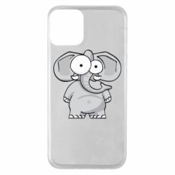 Чехол для iPhone 11 Слон глазастый - PrintSalon