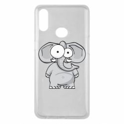 Чехол для Samsung A10s Слон глазастый - PrintSalon