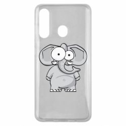 Чехол для Samsung M40 Слон глазастый - PrintSalon