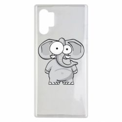 Чехол для Samsung Note 10 Plus Слон глазастый - PrintSalon