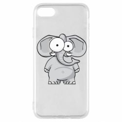 Чехол для iPhone SE 2020 Слон глазастый - PrintSalon