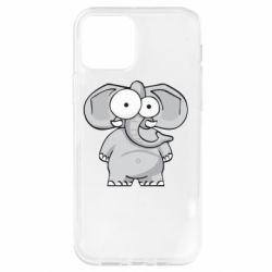 Чехол для iPhone 12 Слон глазастый - PrintSalon