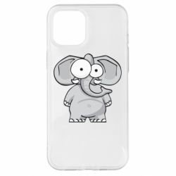 Чехол для iPhone 12 Pro Max Слон глазастый - PrintSalon