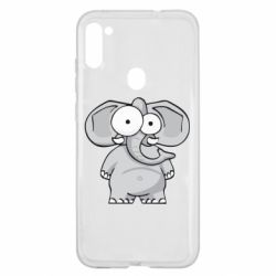 Чехол для Samsung A11/M11 Слон глазастый - PrintSalon