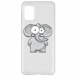 Чехол для Samsung A31 Слон глазастый - PrintSalon