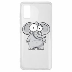 Чехол для Samsung A41 Слон глазастый - PrintSalon