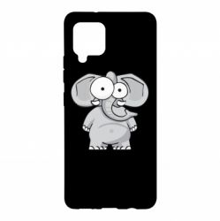 Чехол для Samsung A42 5G Слон глазастый - PrintSalon