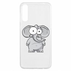 Чехол для Samsung A50 Слон глазастый - PrintSalon