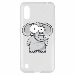 Чехол для Samsung A01/M01 Слон глазастый - PrintSalon
