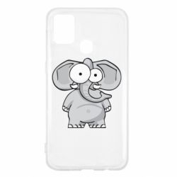 Чехол для Samsung M31 Слон глазастый - PrintSalon