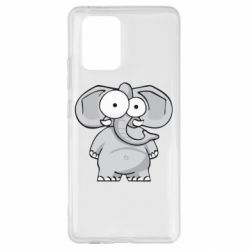 Чехол для Samsung S10 Lite Слон глазастый - PrintSalon
