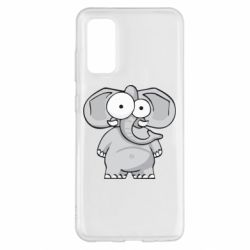Чехол для Samsung S20 Слон глазастый - PrintSalon