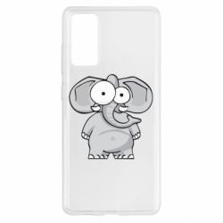 Чехол для Samsung S20 FE Слон глазастый - PrintSalon