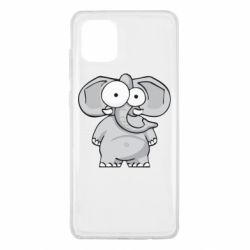 Чехол для Samsung Note 10 Lite Слон глазастый - PrintSalon