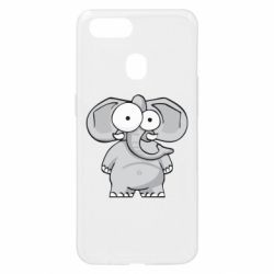 Чехол для Oppo A5s/A12 Слон глазастый - PrintSalon