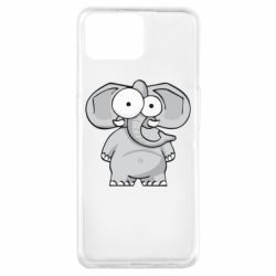 Чехол для Oppo A73 Слон глазастый - PrintSalon