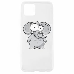 Чехол для Oppo A92s Слон глазастый - PrintSalon