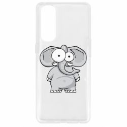 Чехол для Oppo Reno 4 Pro Слон глазастый - PrintSalon