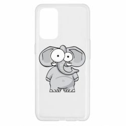 Чехол для Oppo Reno 5 4G Слон глазастый - PrintSalon