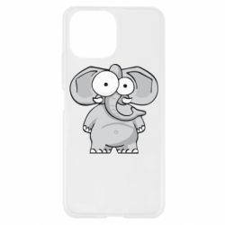 Чехол для Xiaomi Mi11 Lite Слон глазастый - PrintSalon