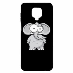 Чехол для Xiaomi Redmi Note 9S/9Pro/9Pro Max Слон глазастый - PrintSalon