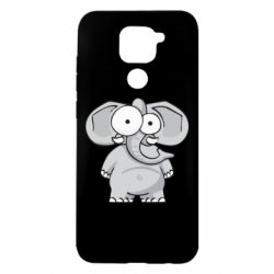 Чехол для Xiaomi Redmi Note 9/Redmi 10X Слон глазастый - PrintSalon