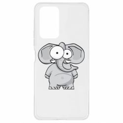 Чехол для Xiaomi Redmi Note 10 Pro Слон глазастый - PrintSalon