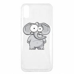 Чехол для Xiaomi Redmi 9a Слон глазастый - PrintSalon