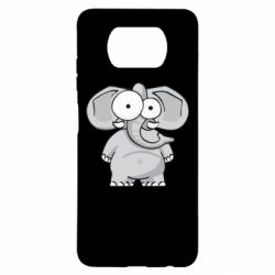 Чехол для Xiaomi Poco X3 Слон глазастый - PrintSalon