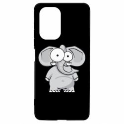 Чехол для Xiaomi Poco F3/K40 Слон глазастый-PrintSalon Чехол для Xiaomi Poco F3/K40 Слон глазастый