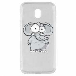Чехол для Samsung J3 2017 Слон глазастый - PrintSalon