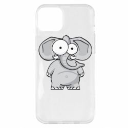 Чехол для iPhone 14 Plus Слон глазастый - PrintSalon