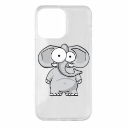 Чехол для iPhone 14 Pro Max Слон глазастый - PrintSalon