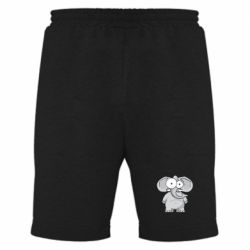 Мужские шорты Слон глазастый - PrintSalon