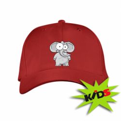 Детская кепка Слон глазастый - PrintSalon