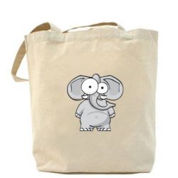 Эко-сумка Слон глазастый - PrintSalon