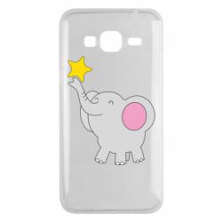 Чехол для Samsung J3 2016 Слон со звездочкой - PrintSalon