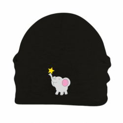 Шапка флисовая Слон со звездочкой - PrintSalon