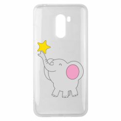 Чехол для Xiaomi Pocophone F1 Слон со звездочкой - PrintSalon