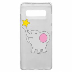 Чехол для Samsung S10+ Слон со звездочкой - PrintSalon