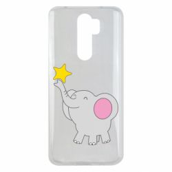 Чехол для Xiaomi Redmi Note 8 Pro Слон со звездочкой - PrintSalon