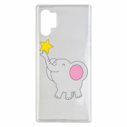 Чехол для Samsung Note 10 Plus Слон со звездочкой - PrintSalon