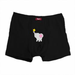 Трусы-боксеры Слон со звездочкой - PrintSalon
