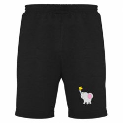 Мужские шорты Слон со звездочкой - PrintSalon