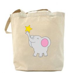 Шоппер Слон со звездочкой - PrintSalon