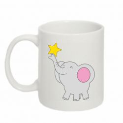 Чашка 320ml Слон со звездочкой