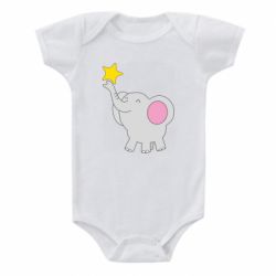 Детский бодик Слон со звездочкой - PrintSalon