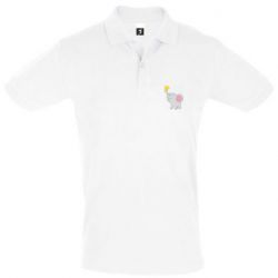 Мужское поло Слон со звездочкой - PrintSalon